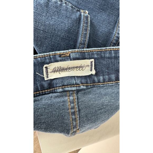 Madewell Womens Blue Denim Jeans Curvy High Rise Skinny Leg Medium Wash Size 36 - Picture 6 of 6